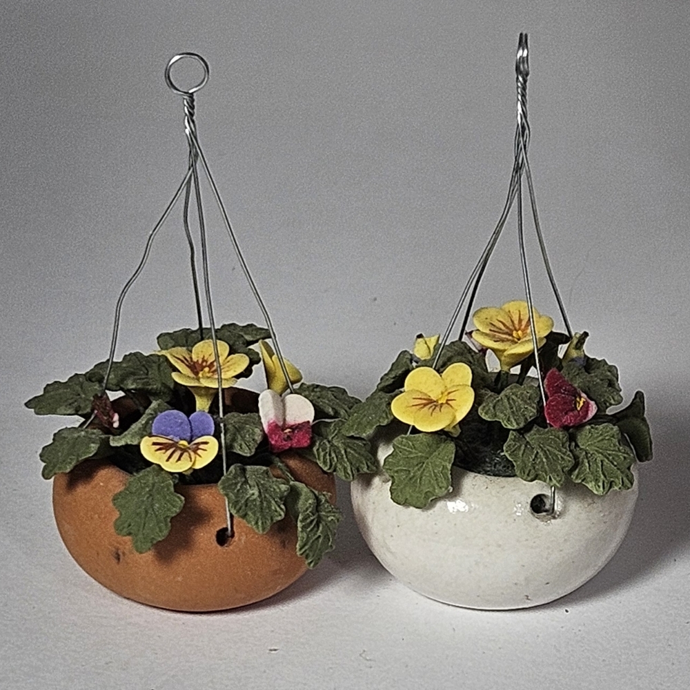 Dollhouse Hanging Potted Plants